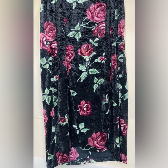 Vintage y2k Frederick’s of Hollywood Crushed Velvet Sweetheart HalterDress Sz 3X - Picture 4 of 10